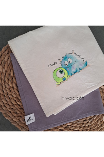 ست دو عددی دستمال نمگیر آشپزخانه و غذاخوری لنین