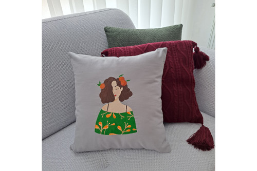 کوسن فانتزی نقاشی شده با دست